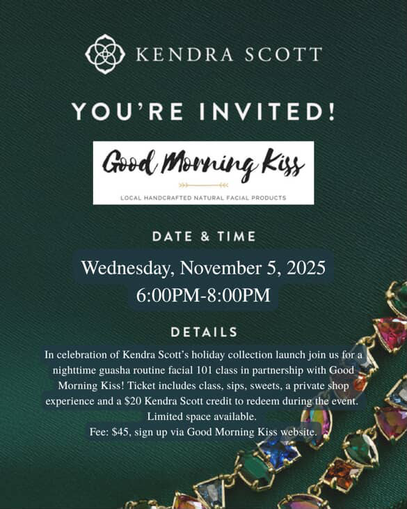 Kendra Scott Facial 101 Class